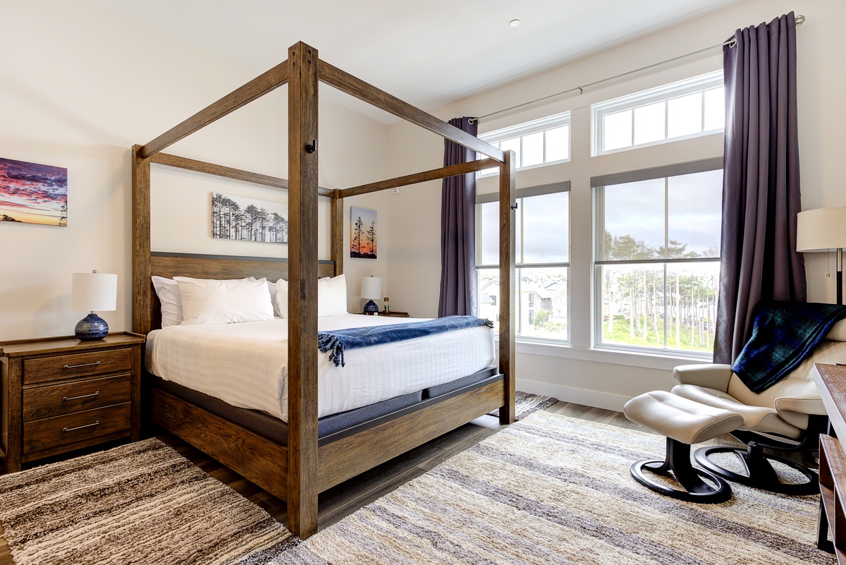 Primary bedroom with spectacular ocean views