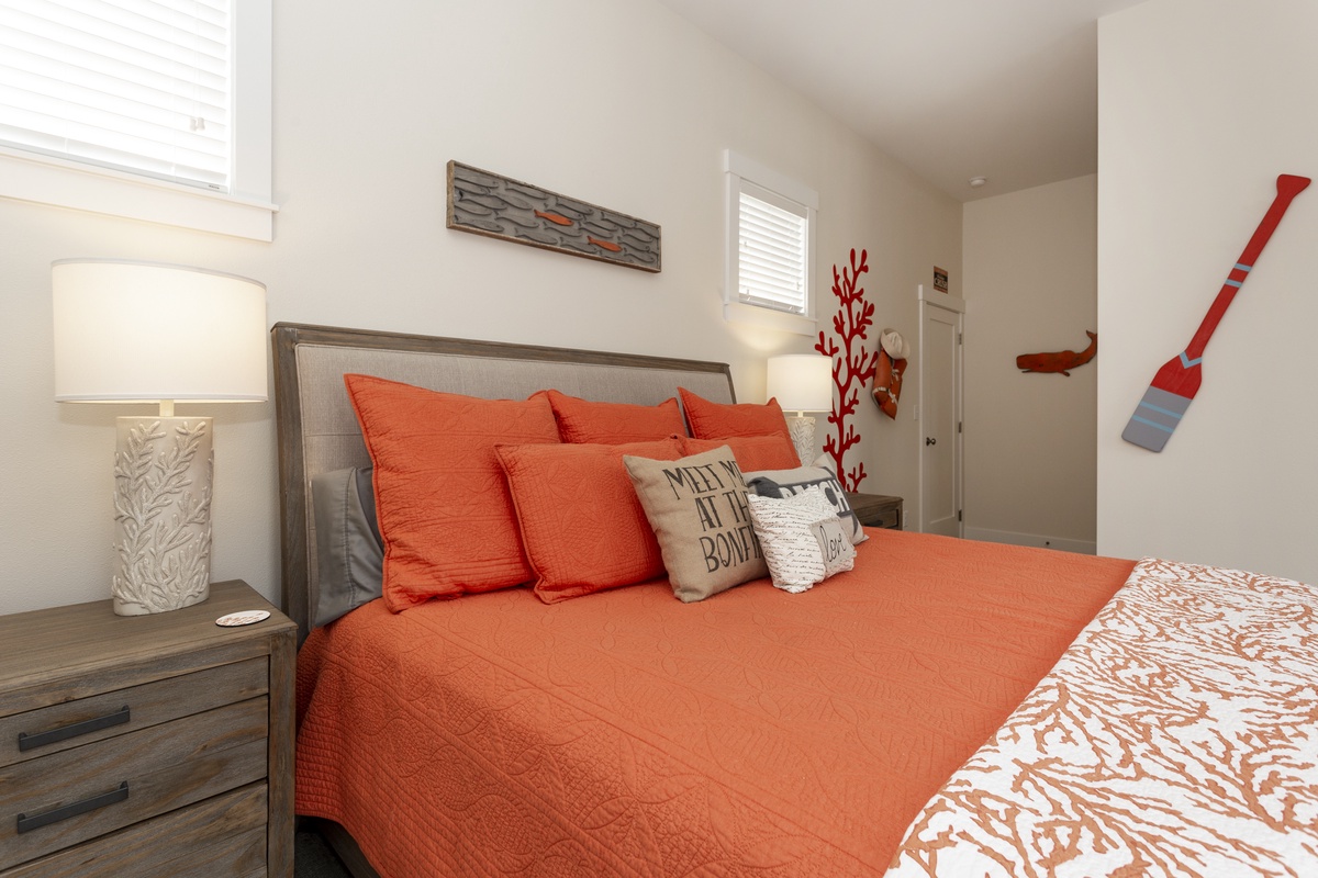 Orange Crush bedroom