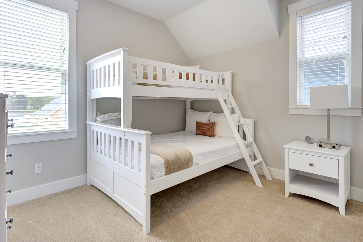 Guest bunk bedroom on the top floor