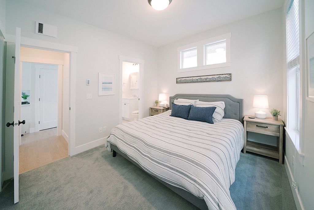 Primary bedroom with ensuite bath