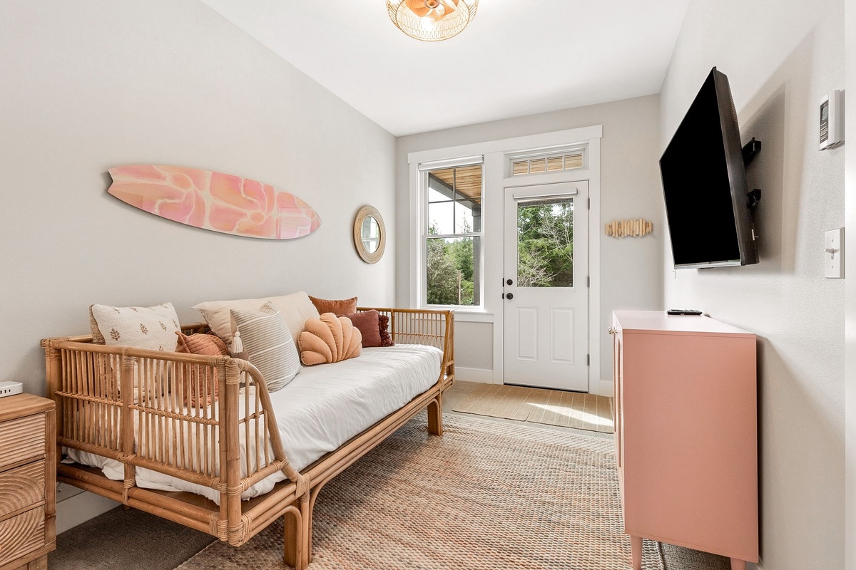 Downstairs media room