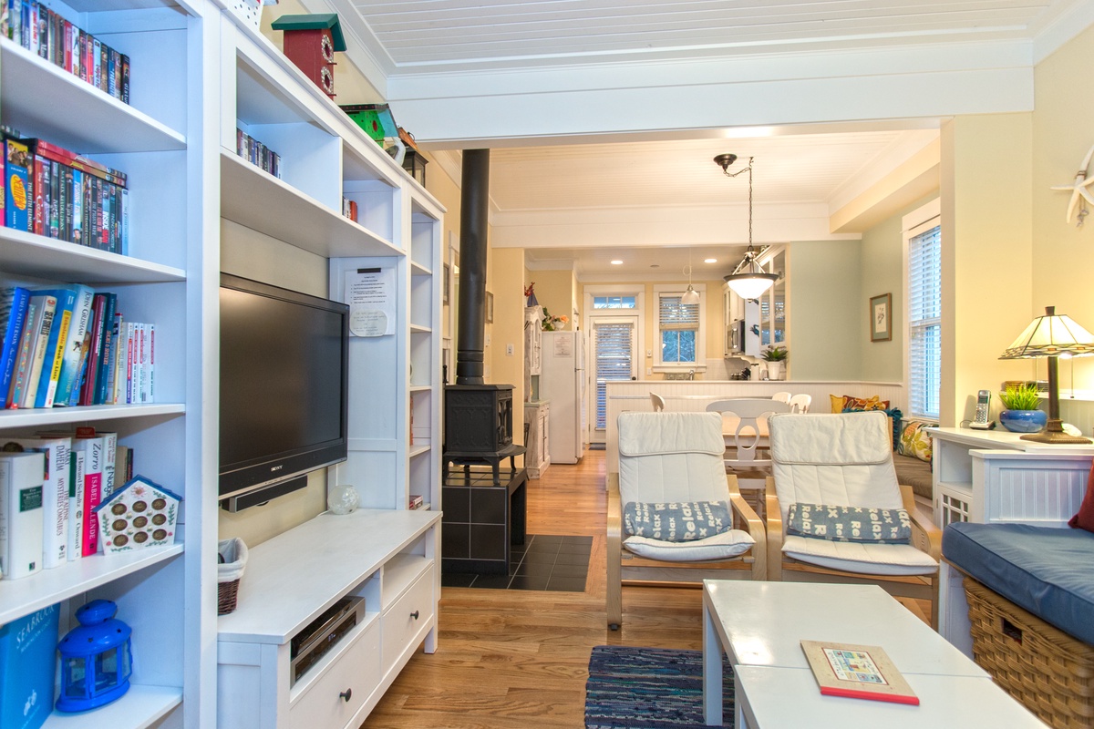 Open concept living keeps everyone together