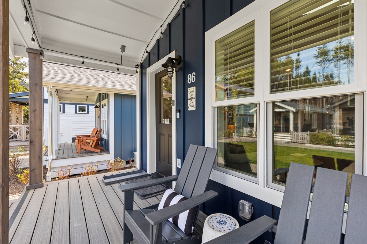 Covered front porch