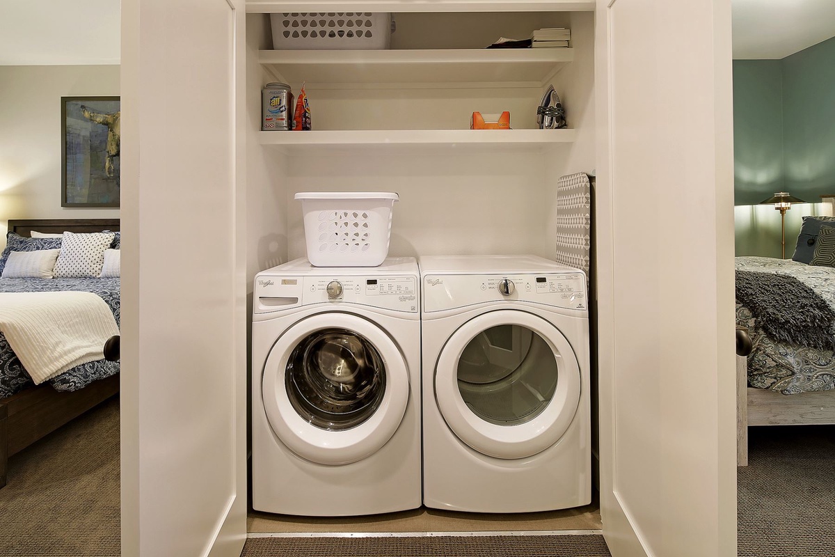 Washer and dryer in a convienant location