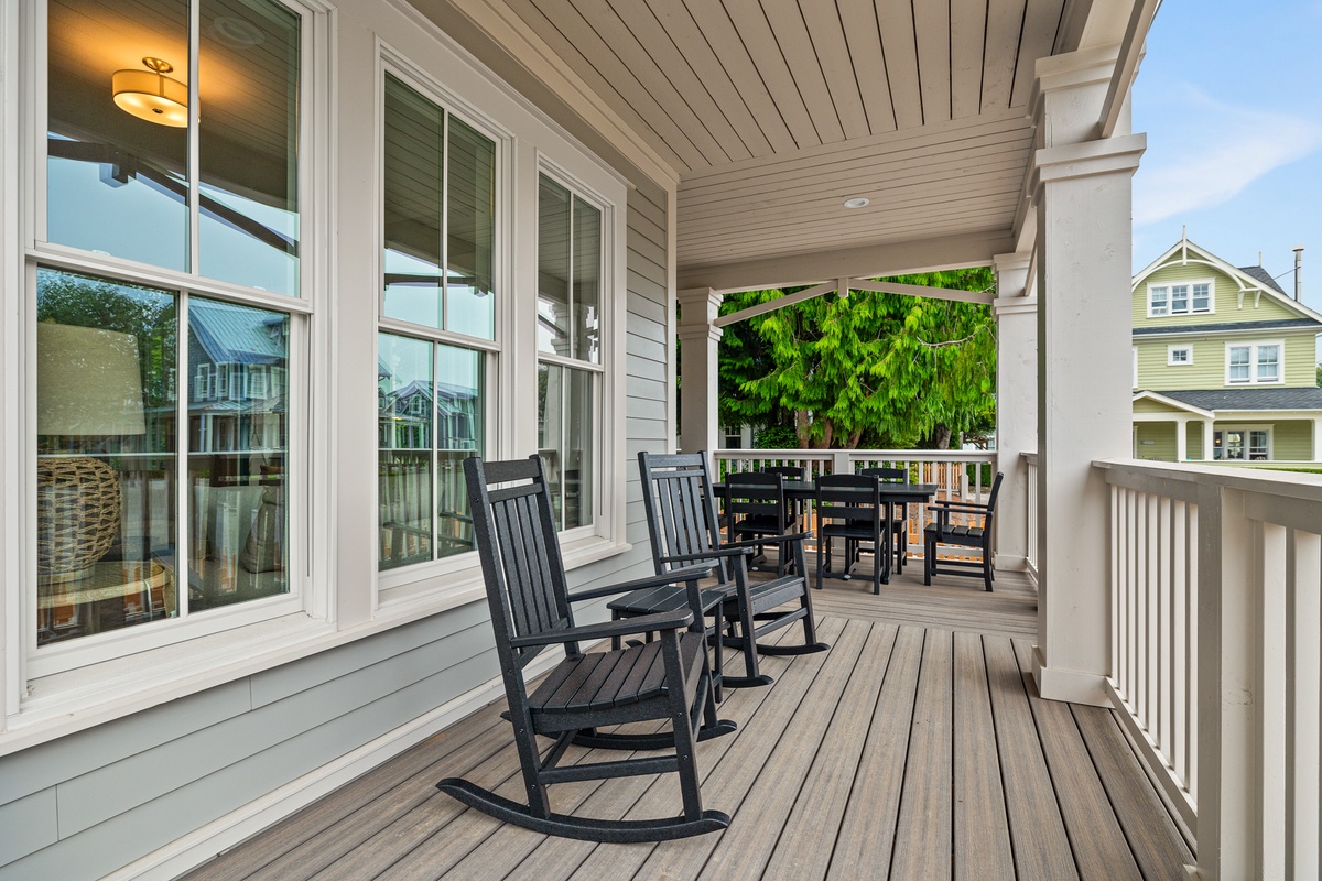 Covered front porch