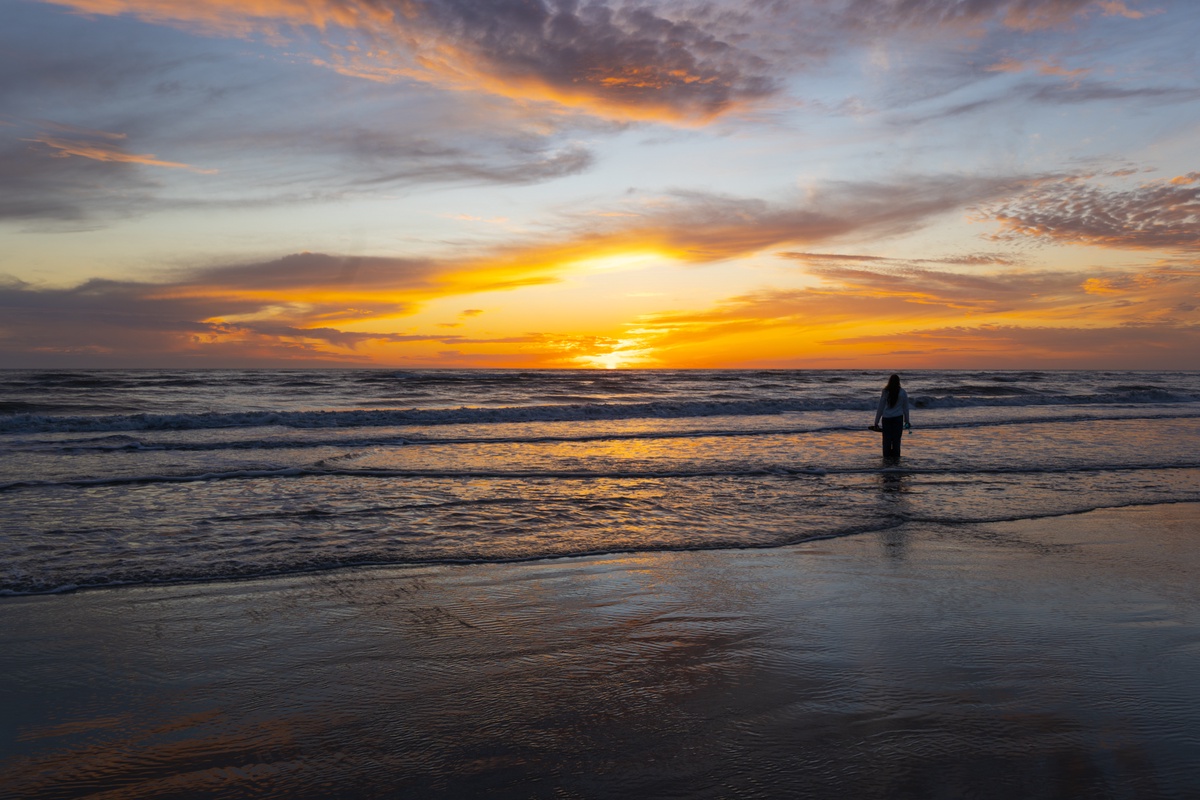 Beach sunset