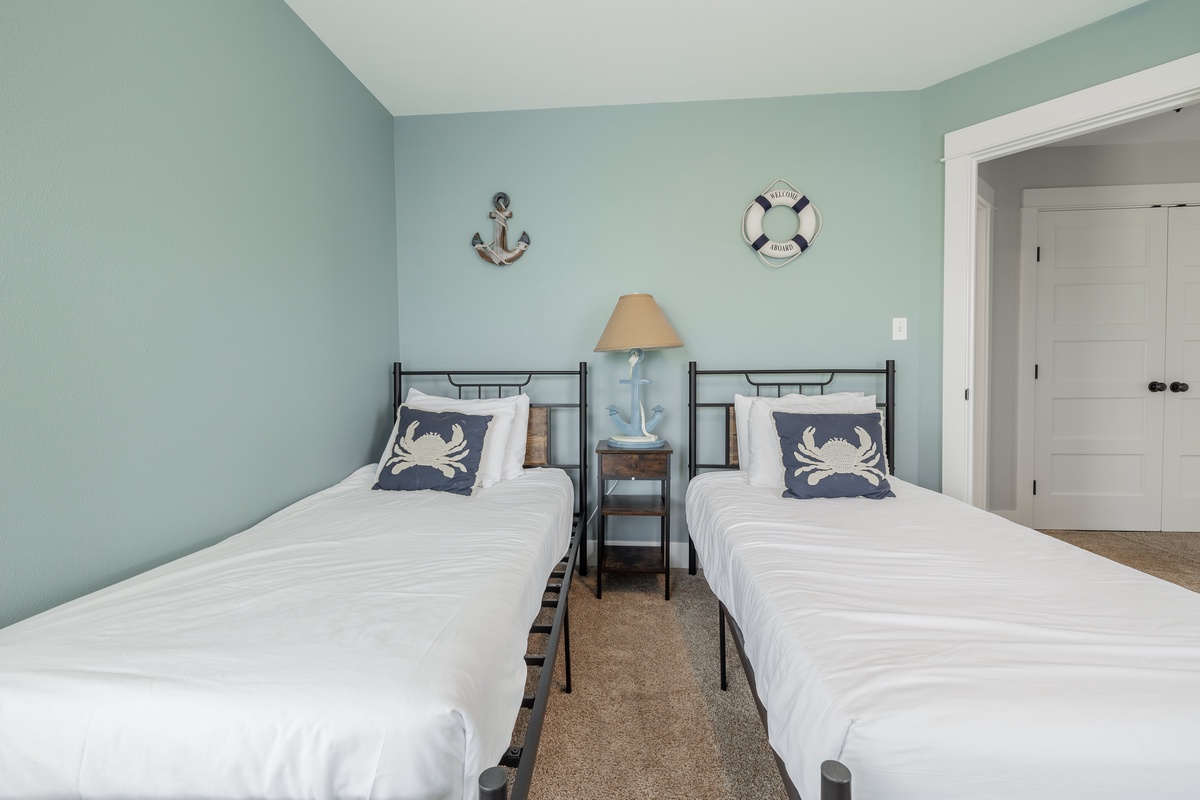 Two twin bedroom is designed for comfort