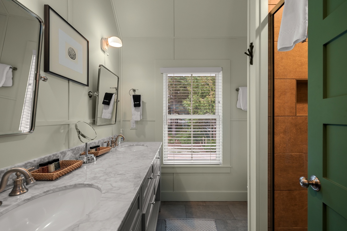 Modern, fresh and spa-like bathroom