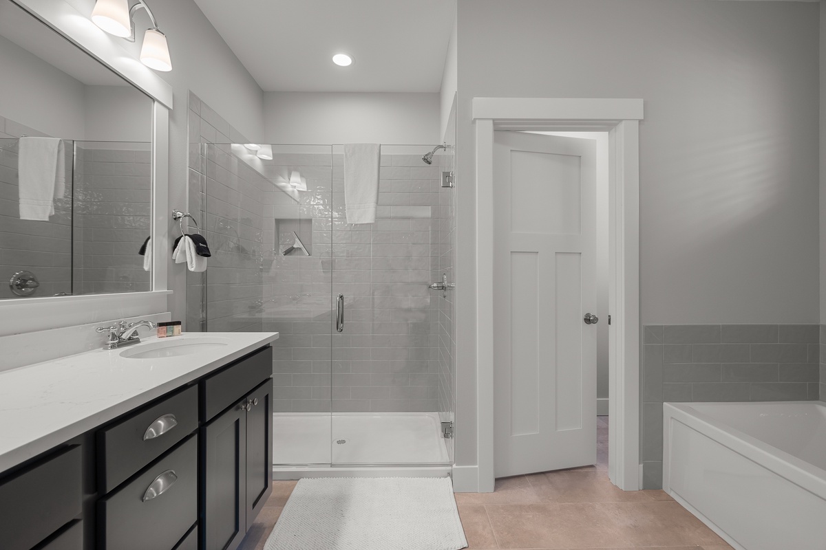 Ensuite bathroom with walk-in shower