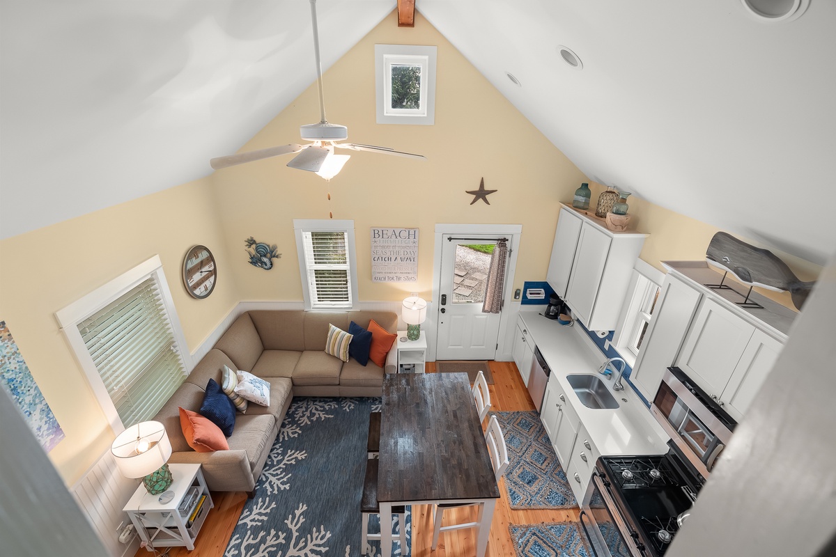 view from the loft
