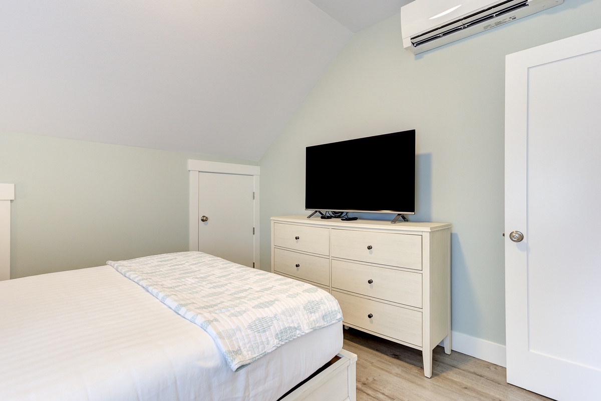 All three bedrooms are stocked with Smart TVs