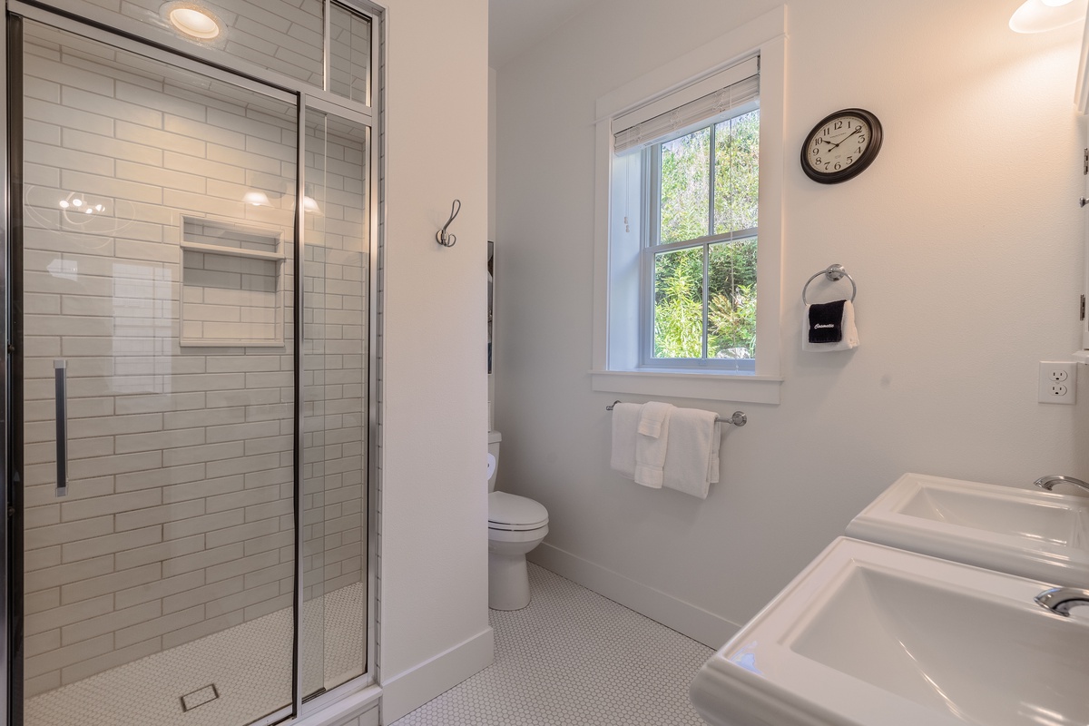 Ensuite bathroom designed for a refreshing stay