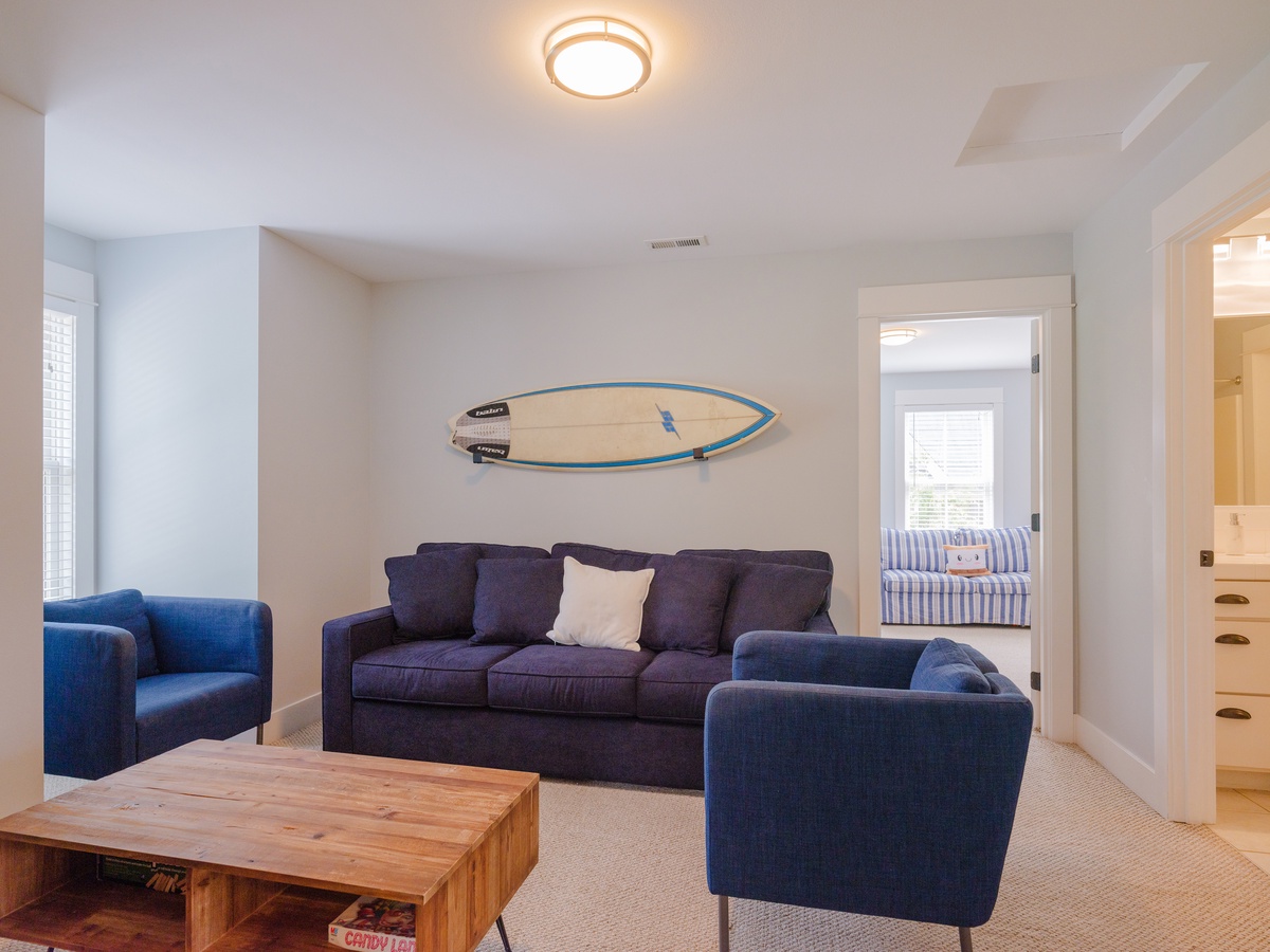 Kick back and relax on the couch for a movie or nap