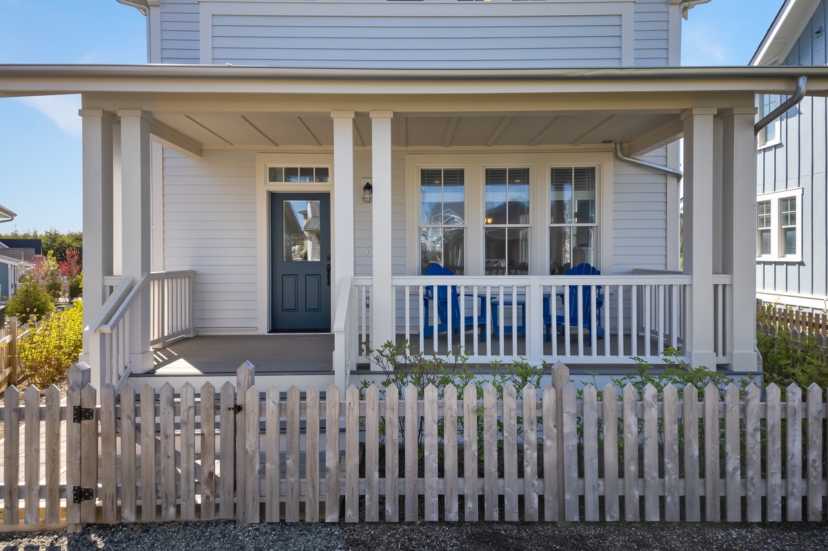 Covered front porch