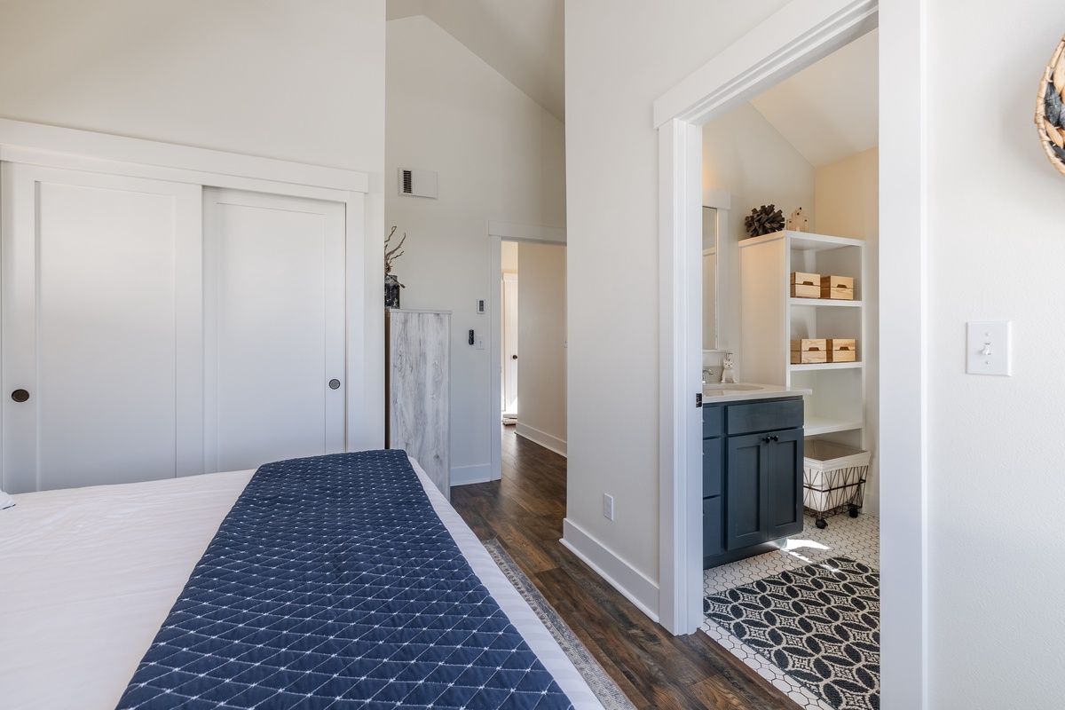 Primary bedroom with ensuite bath