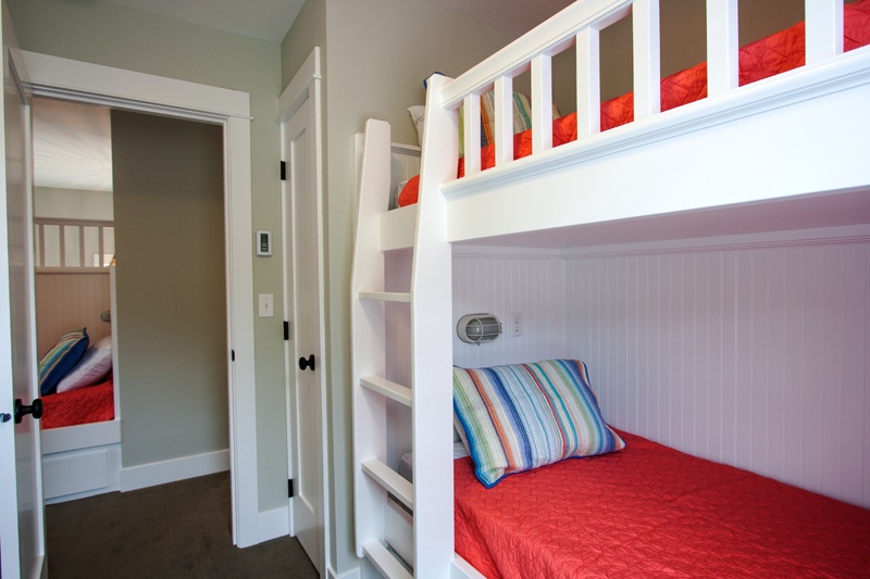 Upper Level - Built in bunk bed