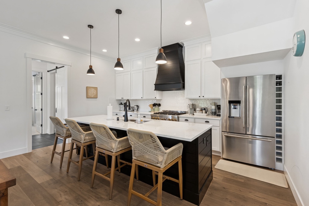 Large kitchen island