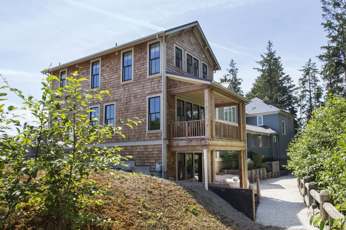 Salt and Cedar, oceanside home