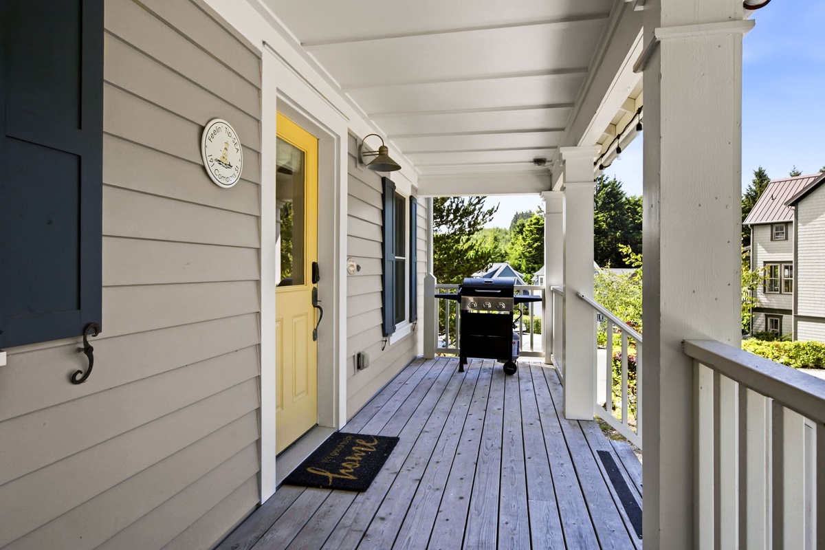 Covered front porch
