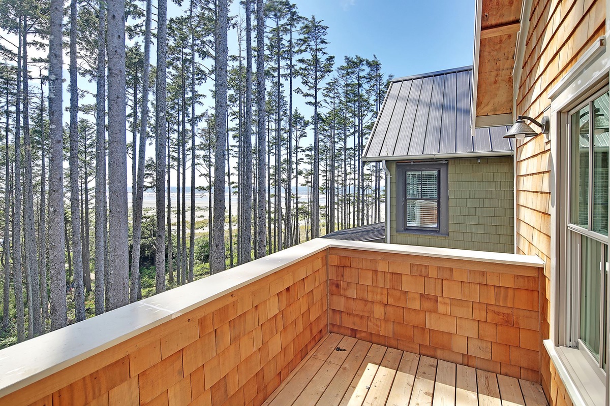 Balcony with ocean views