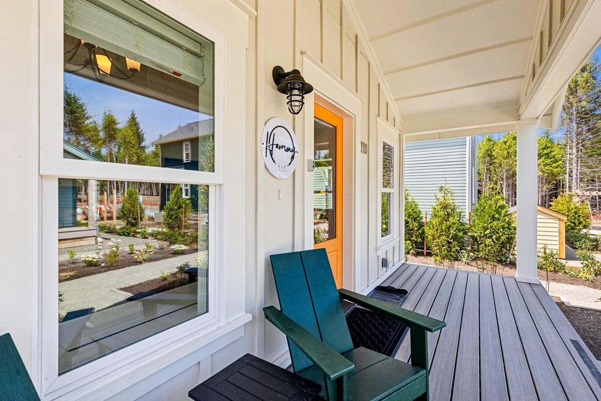 Covered front porch