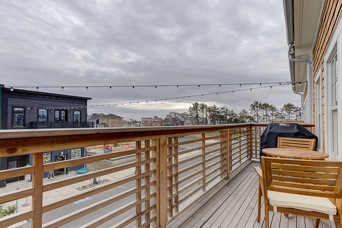 Top Shelf balcony with view