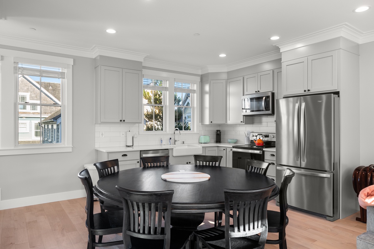 Gather around the dining table for great food and conversation