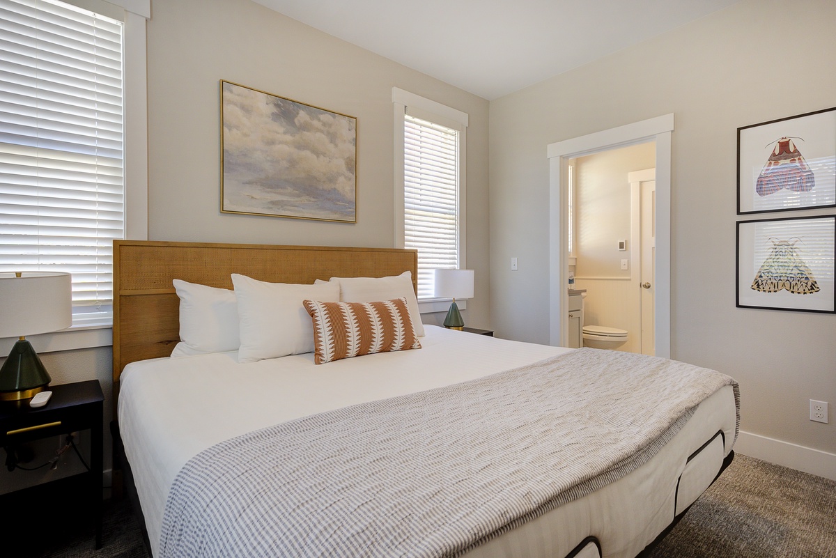 Primary king bedroom is on the main floor