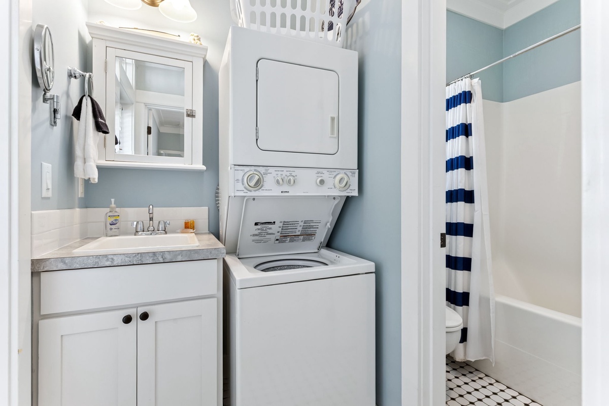 Washer and dryer