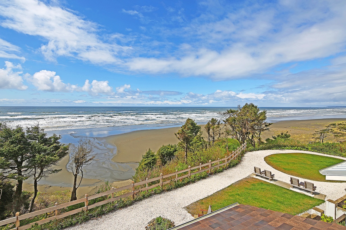 Ocean view from balcony