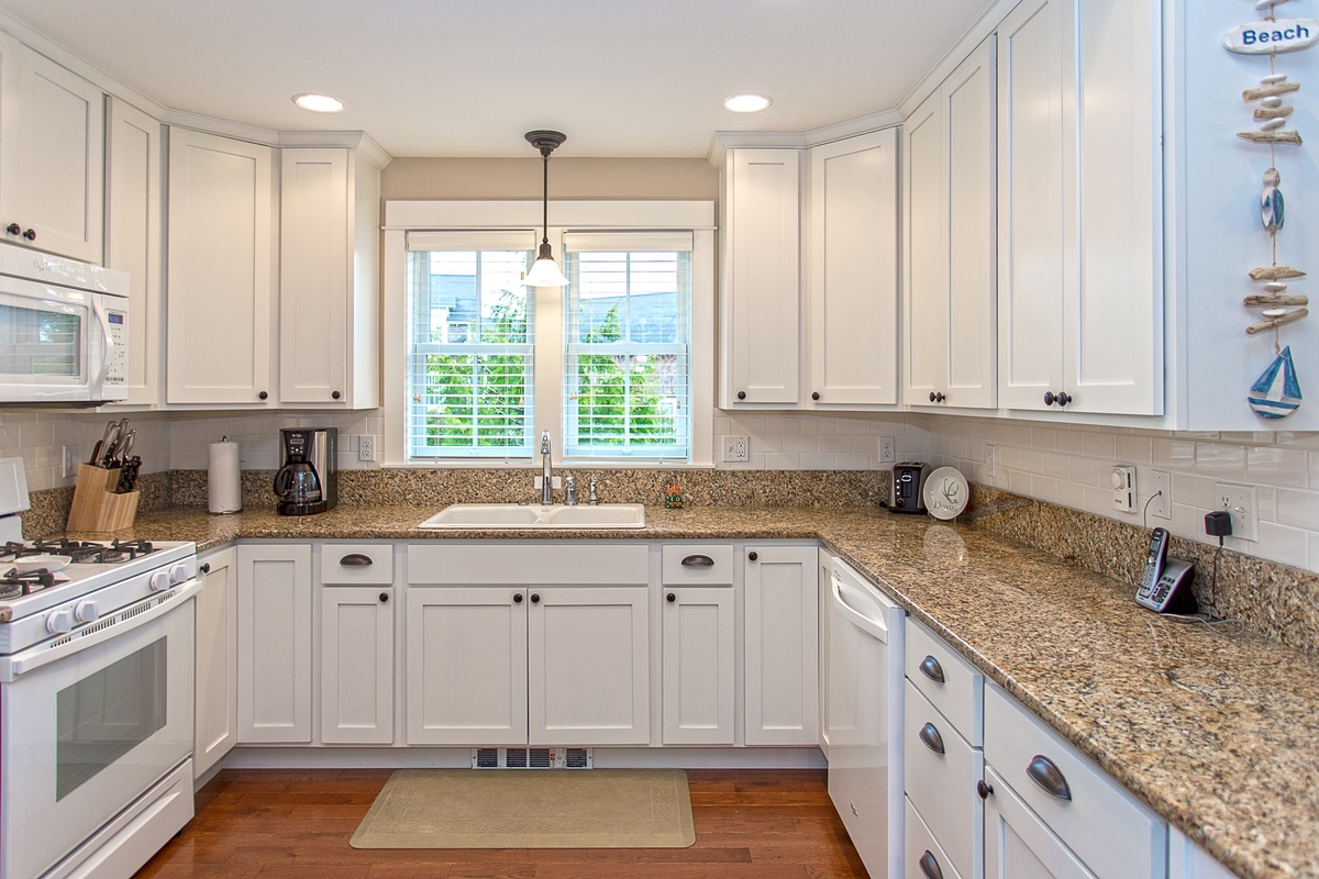 Kitchen comes stocked with everything you need to create your favorite meal	