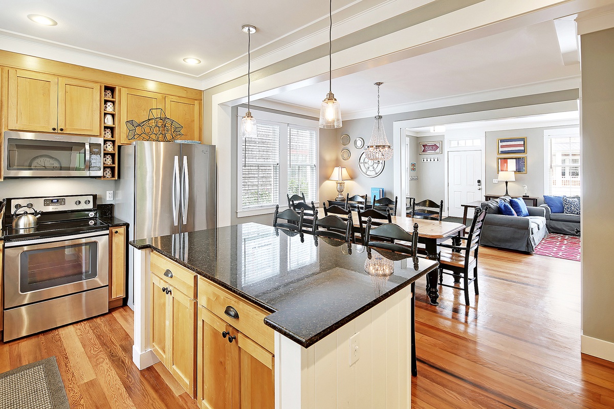 Kitchen designed for entertaining