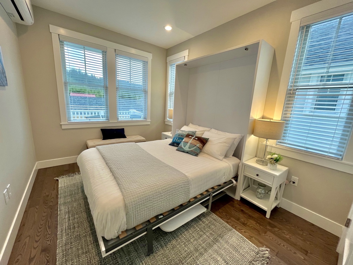 Guest queen bedroom is conveniently located on the main floor