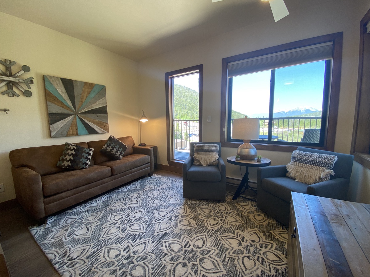 Lounge here after a full day in the CO mountains!