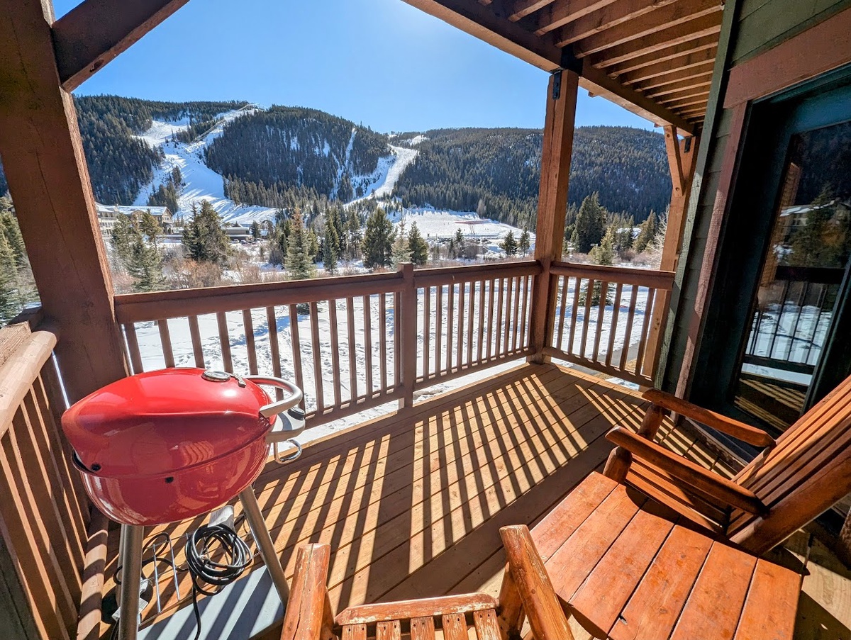 Private balcony #winter