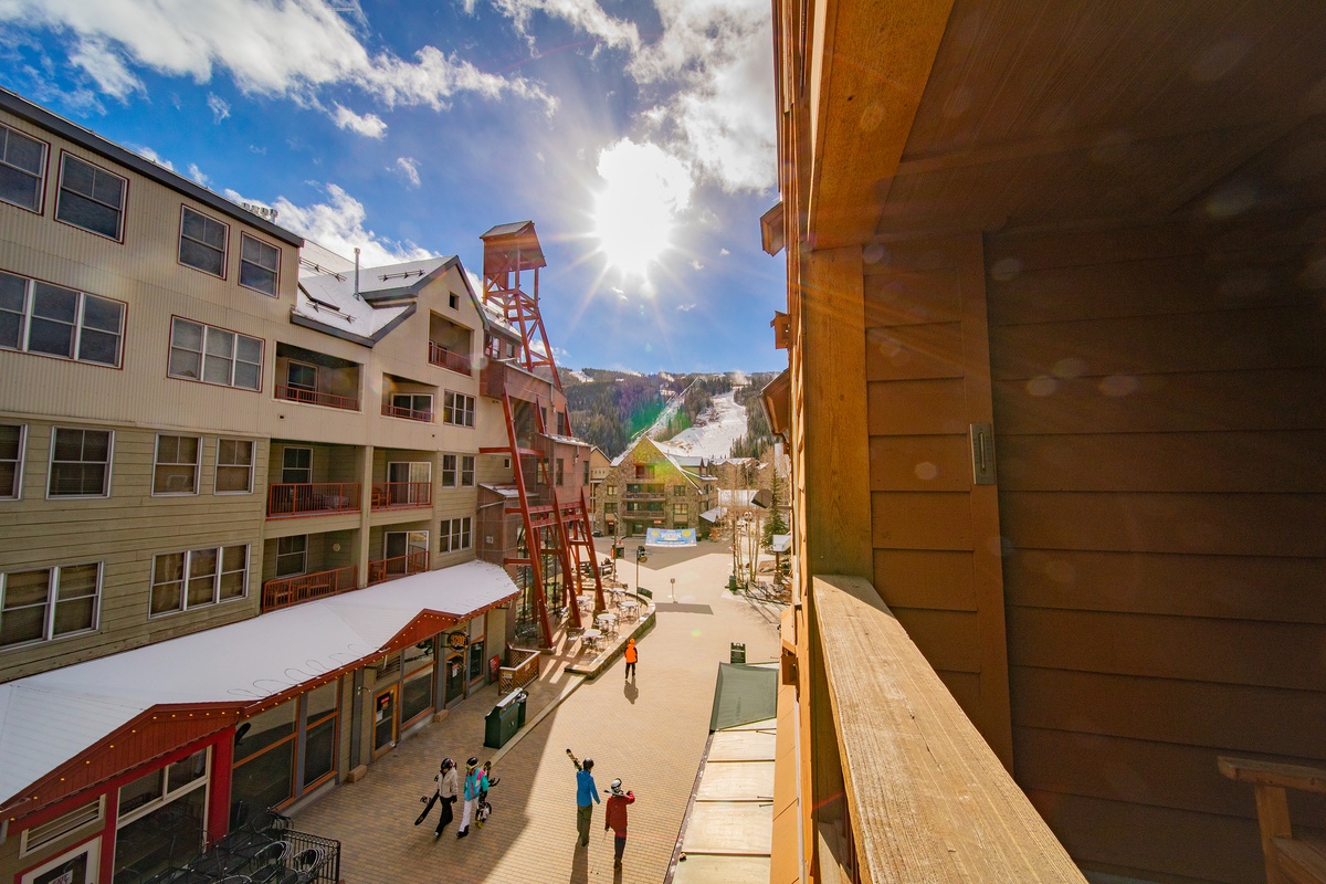 So close to the ski slopes! #winter