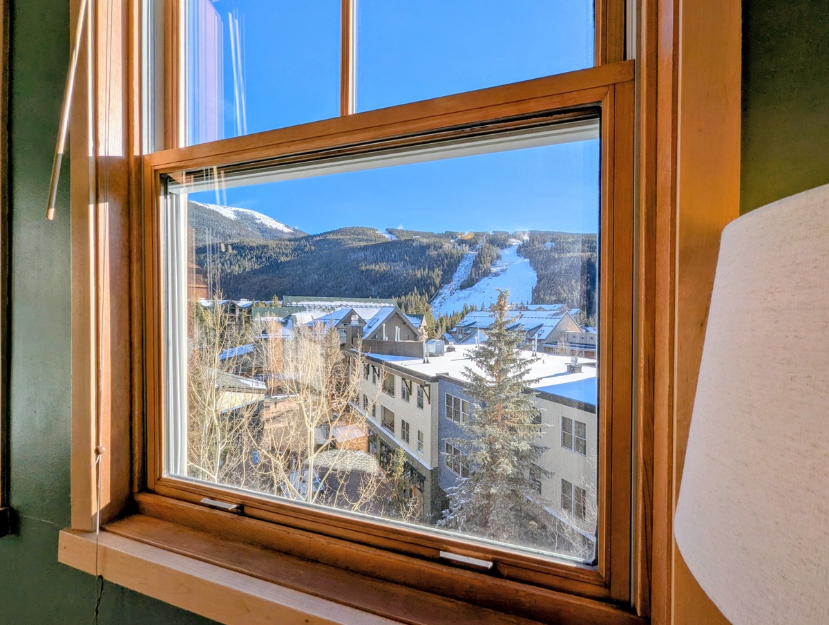 Great view of the slope #winter