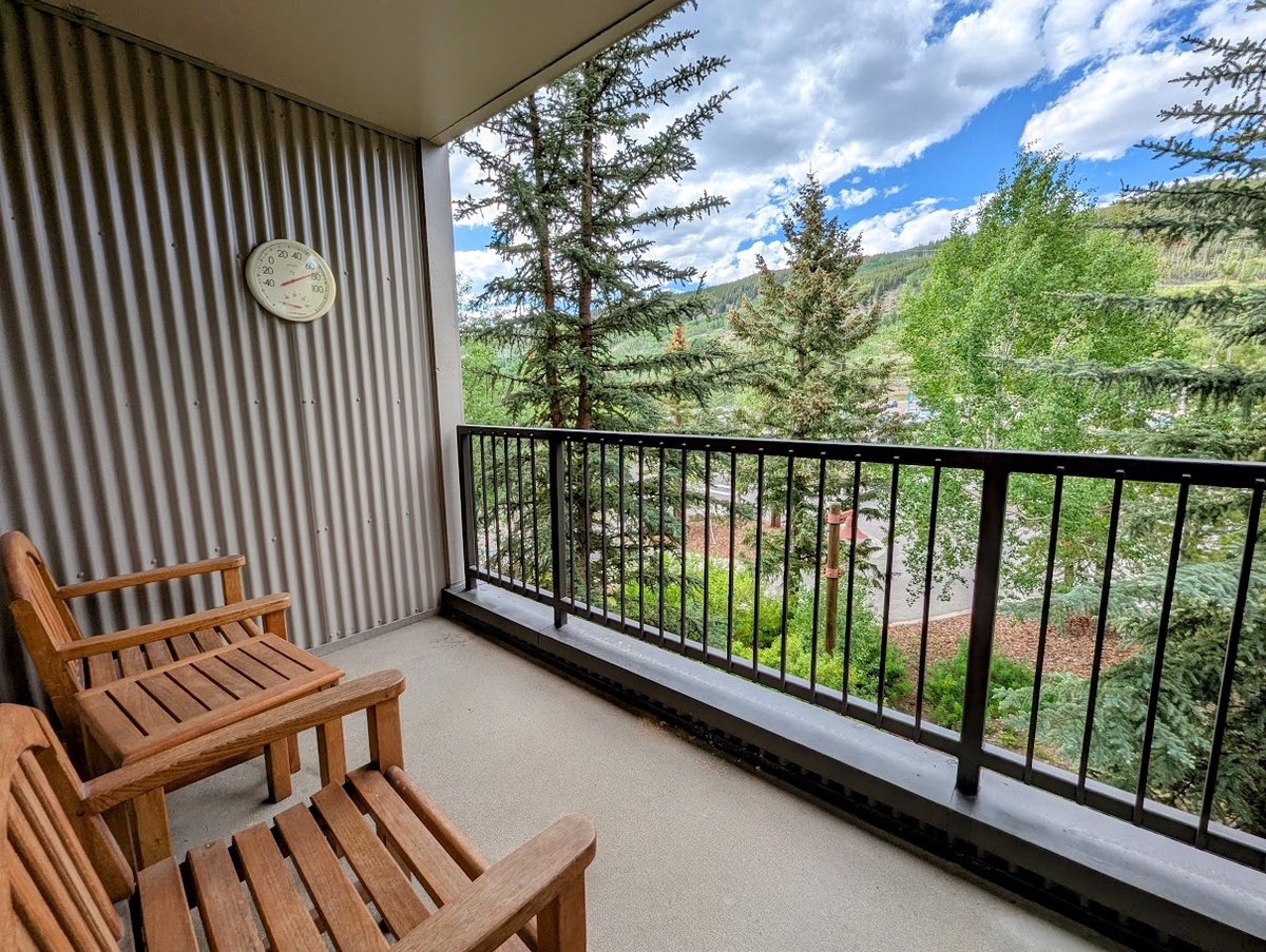 Private upper level balcony #summer