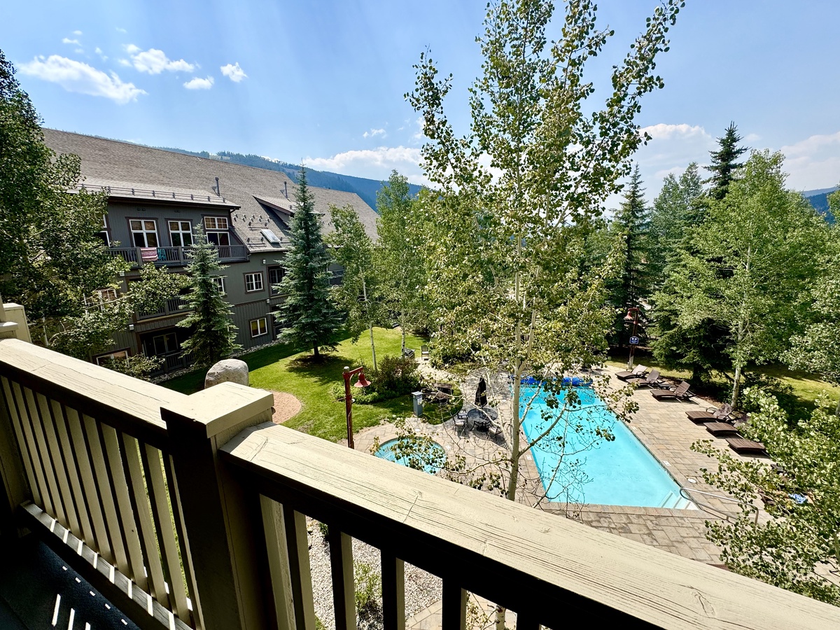 Mountain and Pool Views from Expedition! #summer