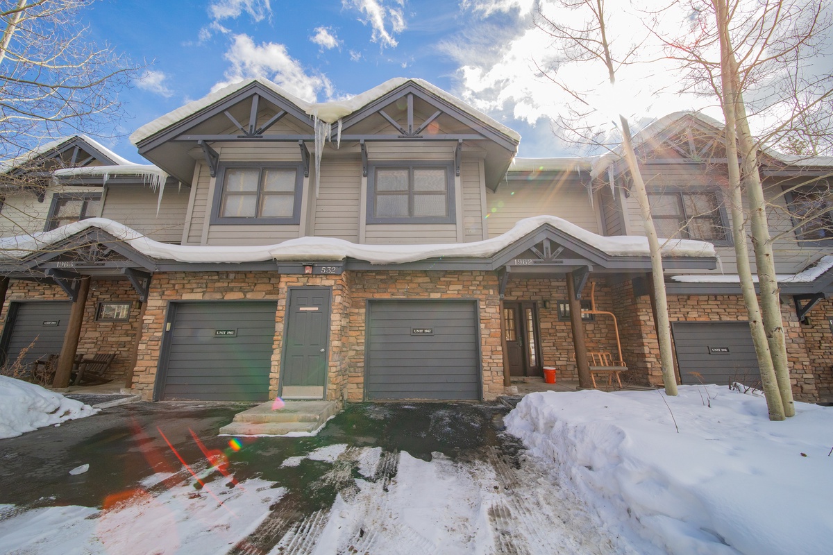 Northstar Townhome 1962 with private garage #winter