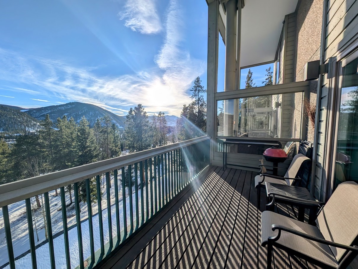 Snowy Keystone views #winter