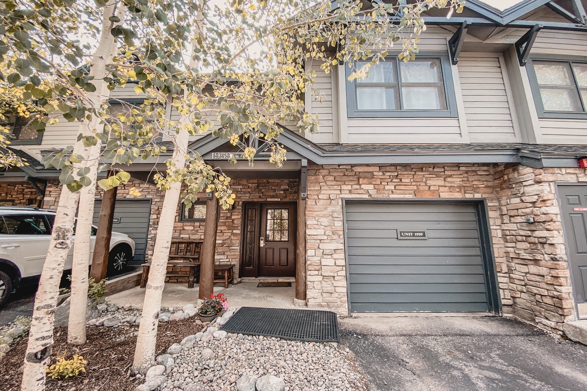 Private garage at Northstar Townhomes