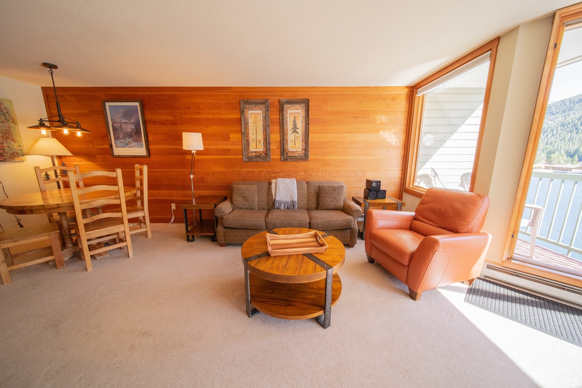 Relax here at the end of a powder day!