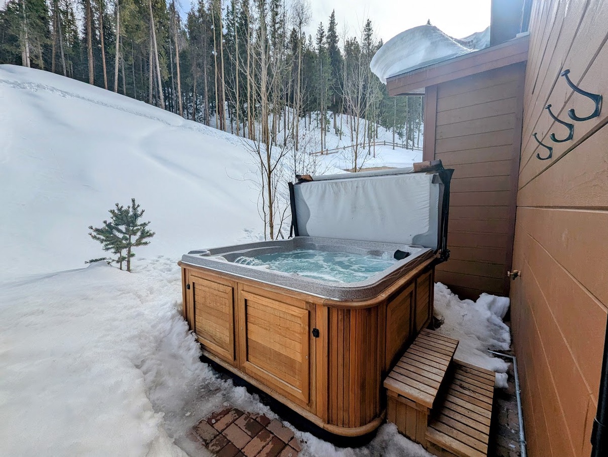 Private hot tub! #winter