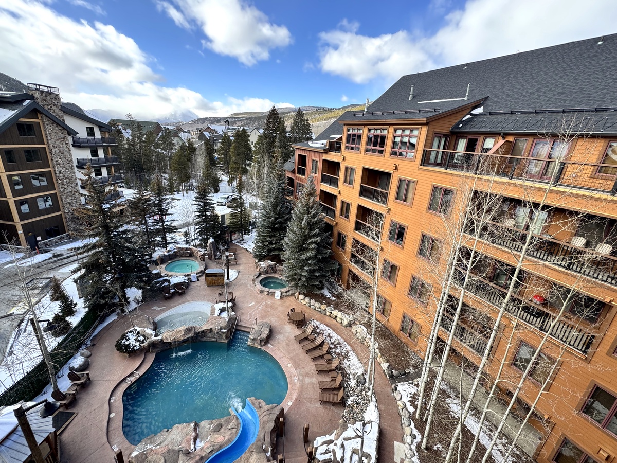 Perfect Views of the Pool, Mountains & Slopes