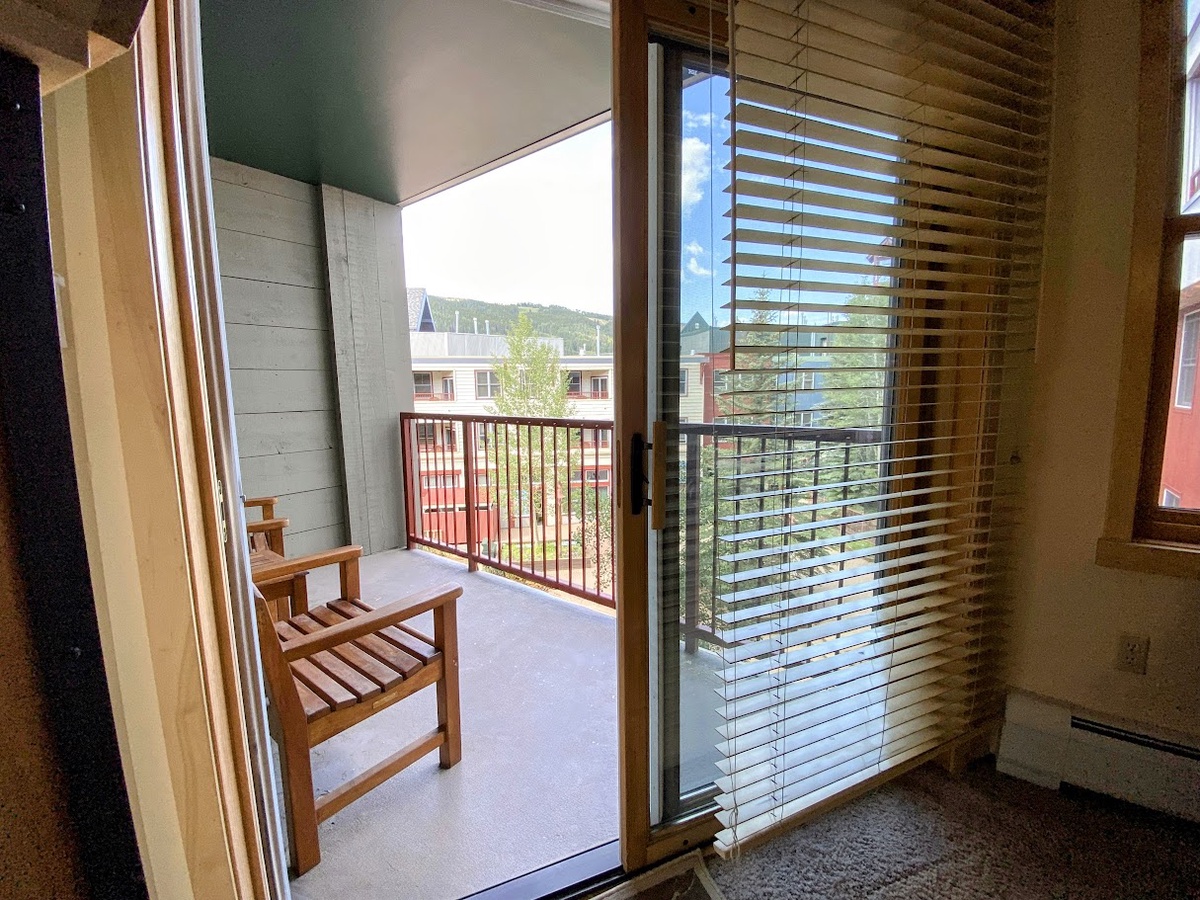 Private balcony with Village views #summer