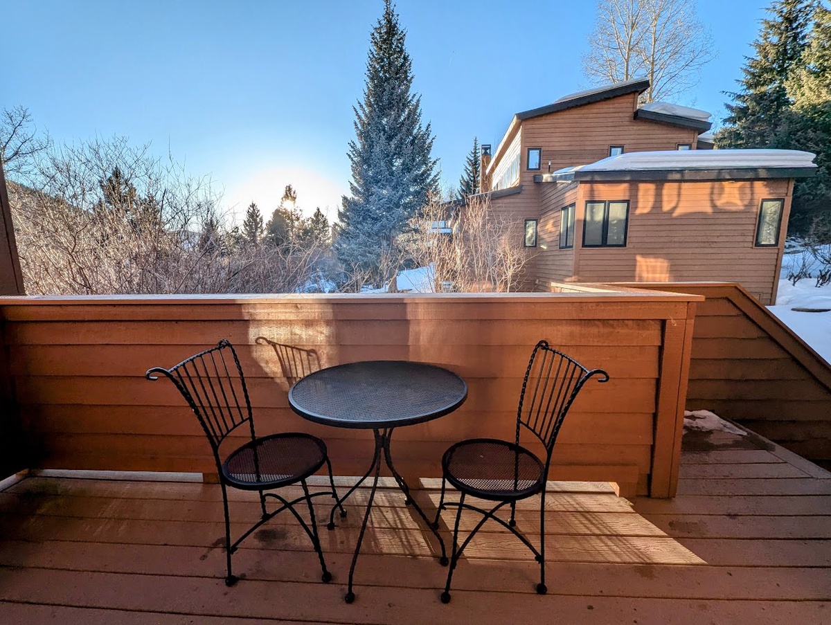 Private deck #winter