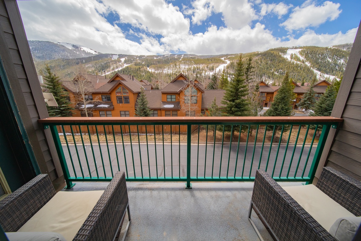 Keystone Ski Mountain views from your private balcony! #winter