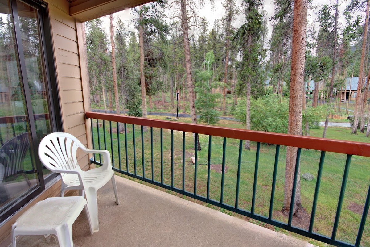 Private balcony with forest views #summer