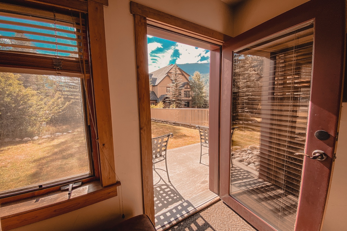 Patio off living room #summer